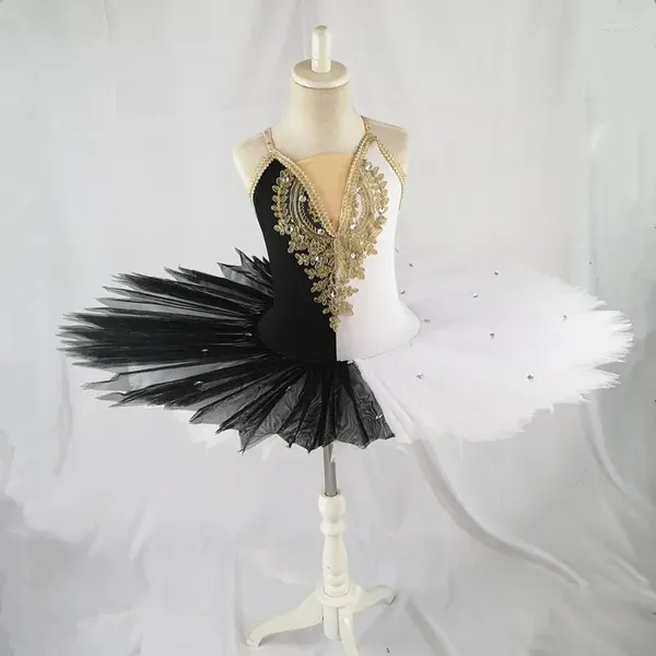 Bühne tragen professionelle Ballerina Ballett Tutu für Mädchen Kind Kinder Kinder Erwachsene Pfannkuchen Tanzkostüme Kleid