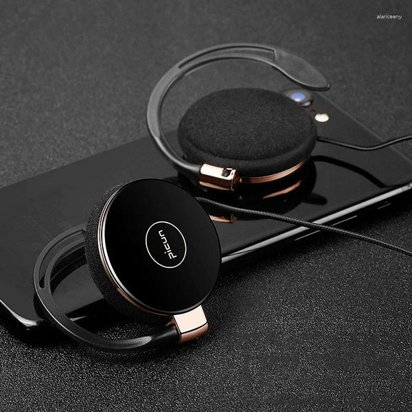 Picun L1 Auricolari sportivi con gancio per l'orecchio stereo per smartphone con microfono Cuffie HiFi da corsa Cuffie con controllo del volume