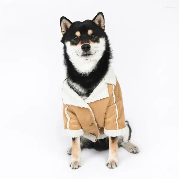 Köpek Giyim Evcil Hayvanları Ürünleri Büyük Köpekler Husky Samoyed Gaint Kaniş İçin Kış Sıcak Moda Giysileri Malzemeleri