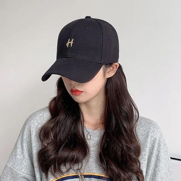 Ball Caps Punk Kişilik Modaya Modeli Pamuk Hip-Hop Sıradan Kore Snapback Sunhat Nakış Sport Kadın Beyzbol Kapağı