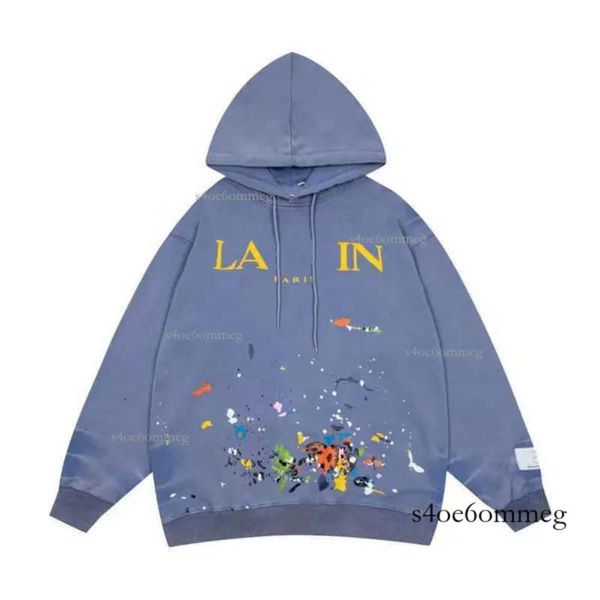 Lanvins Shirt Mann Lanvins Hoodie Lanvins Hemd Lanvins Jacke Lanvins Clothe Herren Hoodie Designer Sweatshirt Sudaderas Felpa Felpe Pullover Mann Damen 632