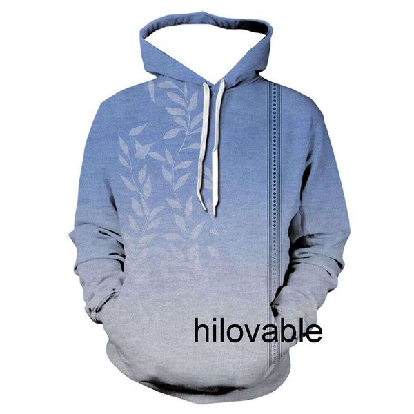 No logo fashions hilovable Herren heiß verkaufter 3D-Pullover in großer Größe, Vortex-Druck, langärmelig, Kapuzenpullover, Herren-Sportbekleidung