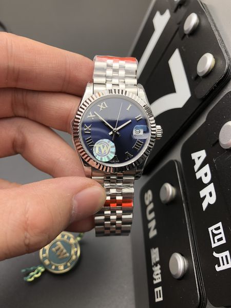 Роскошные женские часы, дизайнерские часы TW Factory, 31 мм, высокое качество, сапфировое стекло, дата, Just904L, водонепроницаемые часы, подарок на фестиваль