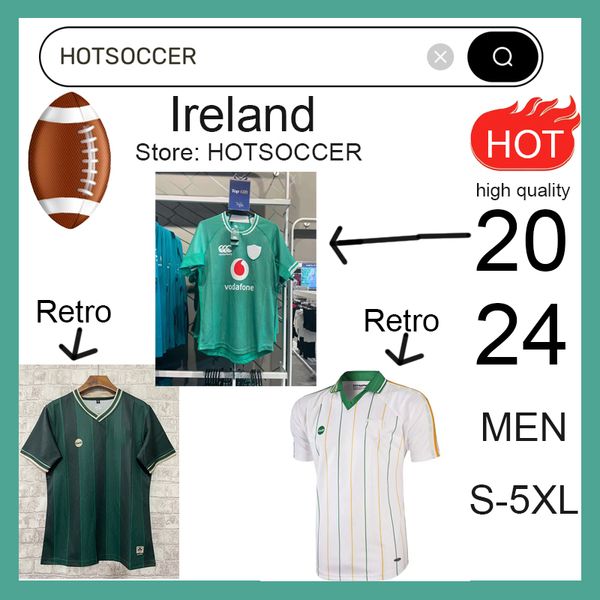 2023 2024 Irlandesi Rugby Jersey Set DOHERTY DUFFY Squadra Nazionale BRADY KEANE Hendrick McClean Maglia da calcio Uniforme da uomo