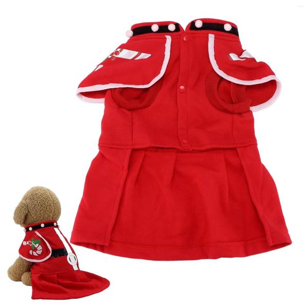 Abbigliamento per cani Costume natalizio Addensare abiti caldi Forniture per animali domestici per cani di taglia piccola, media e grande S/M/L/XL/XXL