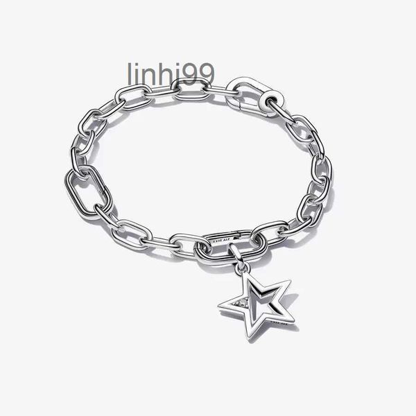 Pandoras Charm-Armbänder Neue Perlen für Frauen Diamanten Ohrring Anhänger Designer Verlobungsschmuck Geschenk Diy Fit Me Sparkling Star Link2V69