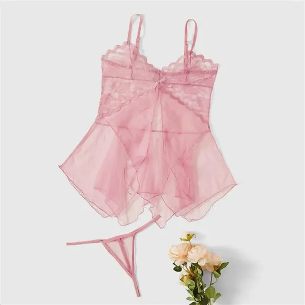 BHs Sets Sexy Dessous für feine Frauen Damen Spitze Durchleuchtung Schönheit Tüll Elegante Träumerei Fantasie Intimes Set