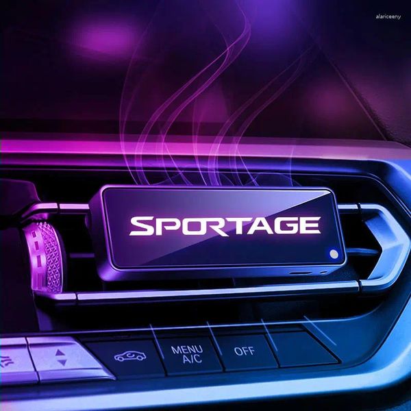 Auto Air Outlet Aromatherapie Mit Atmosphäre Licht Benutzerdefinierte Für Kia Sportage NQ5 3 4 5 2012 2013 2024 Zubehör