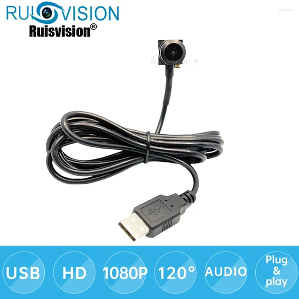 HD1080P/2MP USB 2.0 MINI Câmera Grande Angular CCTV Com Webcam Para Uso Windows Computador PC Laptop