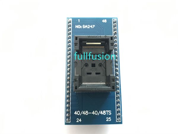 IC354-0482-035 Yamaichi TSOP48 TO DIP Adattatore di programmazione IC Test e Burn in Socket TSOP48P Passo 0,5 mm Dimensioni confezione 18,4x20 mm