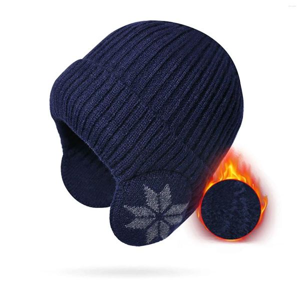 Береты для мужчин и женщин, уличная теплая шапка с зимней каймой, утолщенные наушники, держатель для автомобиля, термобелье с очками