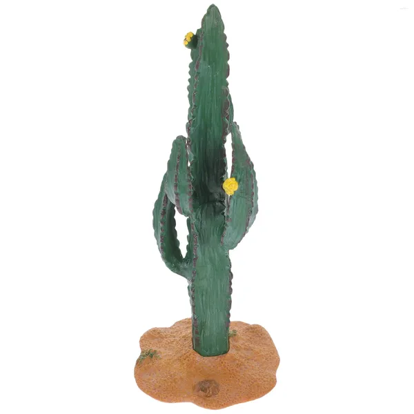 Decorazioni da giardino Cactus Modello Decor Pianta artificiale Decorazione da tavolo per camera da letto Tavolo da sabbia Auto Ornamenti interni in plastica simulati