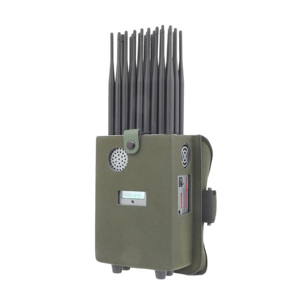 Tragbare 27 Antennen, Signalinterferenzabschirmungen, GPS, Wi-Fi2,4G, Wi-Fi5G, Bluetooth, LOJACK VHF/UHF, LORA RC315 MHz, 433 MHz, 868 MHz, GSM DCS, CDMA, 2G, 3G, 4G, 5G-Signale