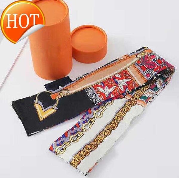 Schals Luxus Designer Design Damen Schal Mode Brief Kopie Handtasche Krawatten Haarbündel 100 % Seidenmaterial Wraps mit Box