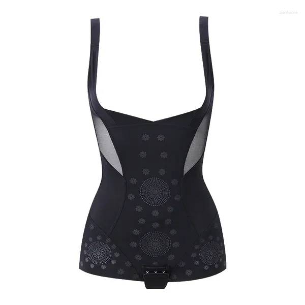 Shapers femininos recuperação ímã corpo shaper mulheres sexy espartilho sutiã levantador roupa interior controle cintura trainer bodysuits