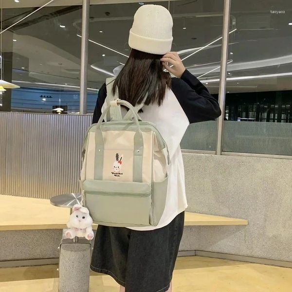 Sacos escolares adolescente bonito mochila coreano simples leve estudante mochila moda casual à prova d 'água bolsa de viagem ao ar livre