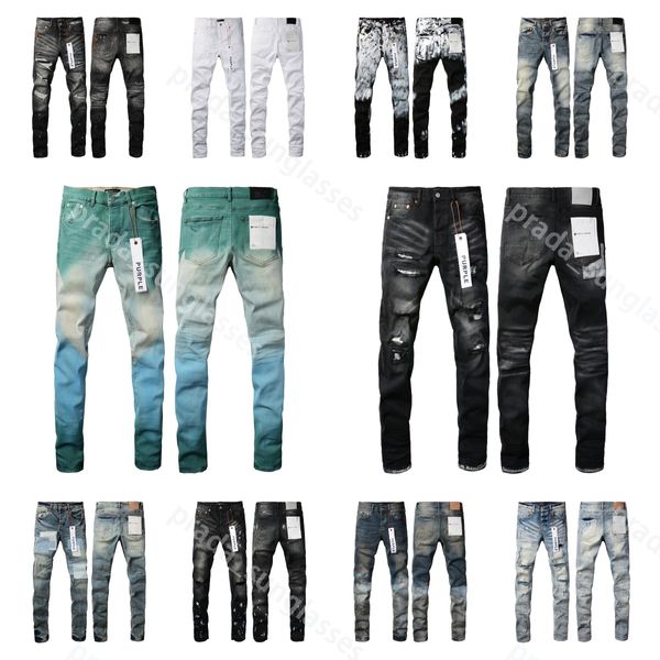 Jeans designer jeans jeans viola jeans jeans uomini donne pantaloni viola ksubi jeans high street violple spot retro retro slim piede sottili micro elastico jeans hip-hop cerniera buca
