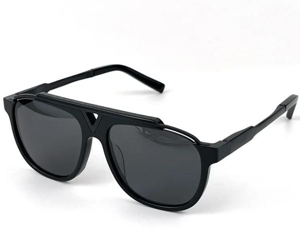 NEUE Männer Designer-Luxus-Sonnenbrille runde Sonnenbrille Hochwertige schwarze Brille Frau Männer Brille im Freien Strand UV400-Linse Metallrahmen mit Box