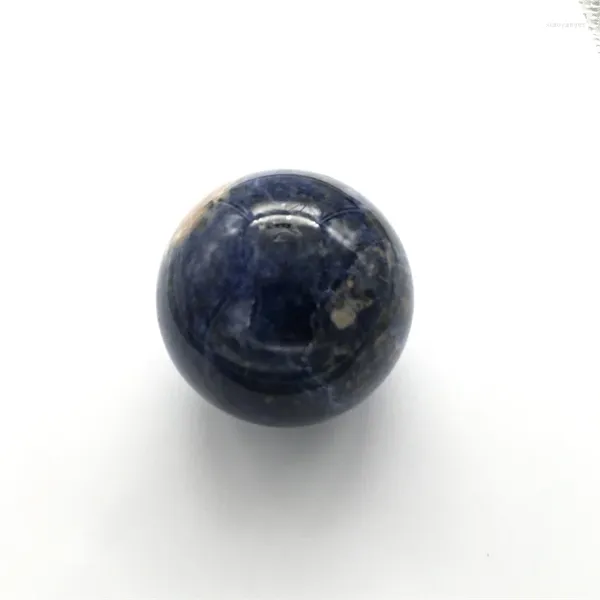 Estatuetas decorativas atacado pedra preciosa natural azul sodalite esfera cristais bola pedras de cura para decoração de casa