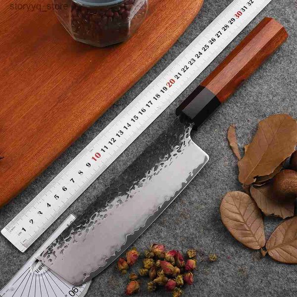 Coltelli da cucina 6,5 pollici Cucina Carne Taglio Carne 8Cr17MoV Lama con anima in acciaio Cucina professionale Campeggio Esterno EDC Coltello multiuso Q240226