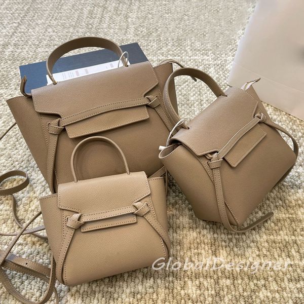 Nano kemer omuz çantası lüksler çanta ava moda bayan tasarımcı çanta bayan pochette gerçek deri debriyaj çanta crossbody çantalar üst sap çantalar tam ambalaj