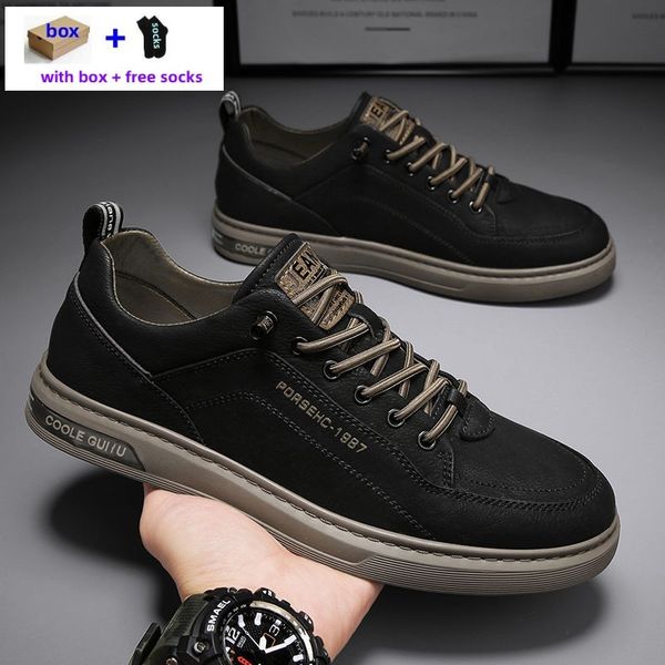 Scarpe casual di uomini bianchi sneaker traspiranti alla moda che guida le scarpe da tennis a piedi da uomo firma di scarpe da trekking da trekking nera esterna maschio non slip sportsiners oggetto 1987 767 's