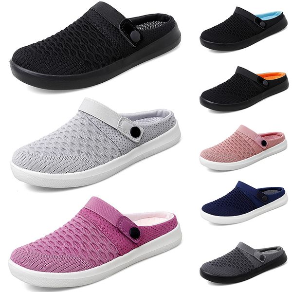 Pantofole in rete Cuscino Slip-On Scarpe estive da donna Scarpe da passeggio GAI Viola scuro nero rosa grigio viola Pantofole con plateau Sneaker da donna con zeppa