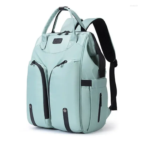 Schultaschen Oxford Damen Rucksäcke Multifunktions Damen Wasserdichter Schulterrucksack Große Kapazität Mama Baby Wickelwindel