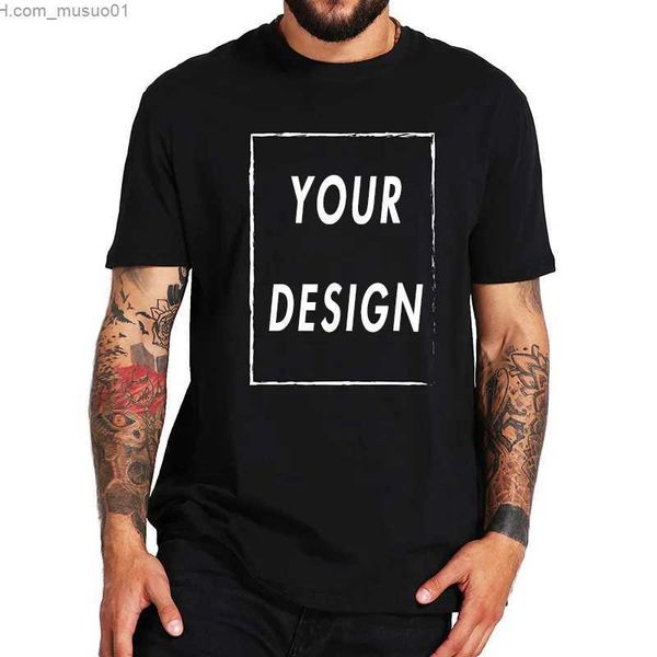 T-shirt da uomo Maymavarty Taglia EU 100% cotone T-shirt personalizzata Crea il tuo disegno Testo Uomo Donna Stampa Design originale Regali TshirtL2402