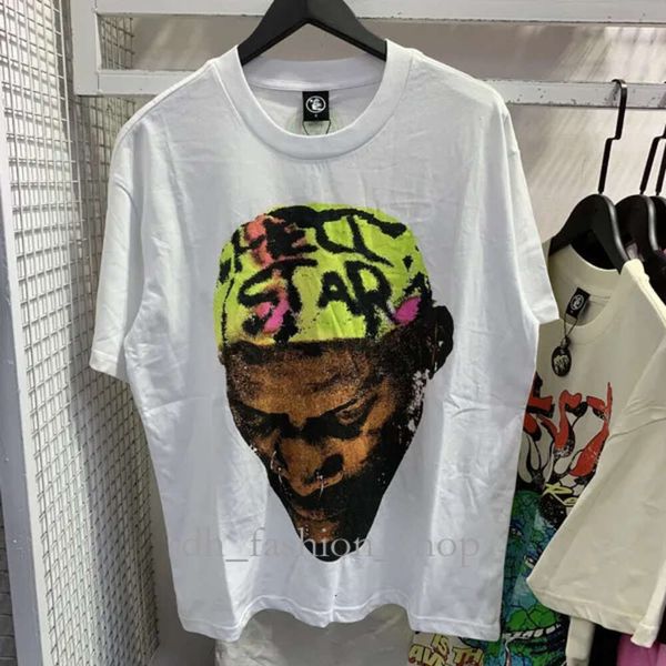 Hellstar Erkek Kadın Tshirt Rapçi Yıkanmış ağır zanaat unisex kısa kollu üst cadde retro cehennem kadın tişört tasarımcıları tees erkek tasarımcı gömlek 934 86