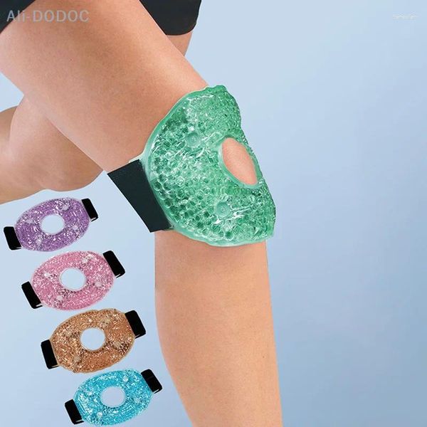 Knie Pads 1PC Fuß Hand Eis Therapie Wrap Wiederverwendbare Kalte Kompresse Pad Kühl Perle Gel Pack Für Schmerzlinderung handgelenk