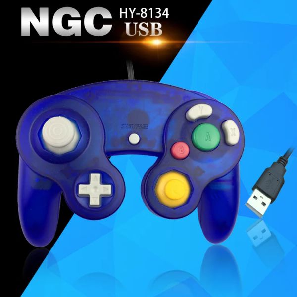 Gamepad Nuovo per Gamecube Controller Usb Joystick portatile cablato per Nintend per Ngc Gc Controle per Computer Pc Gamepad Ns
