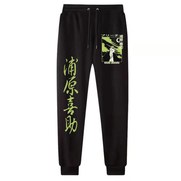 Calça anime quente alvejante urahara kisuke calça moda calça casual homem homem mulher calça de moletom