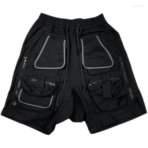 Shorts masculinos 2024 luxo novidade homens confortáveis ​​grailz clássico múltiplos bolsos skate rua algodão casual # 58