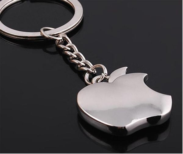 Alta qualidade dos desenhos animados de metal apple chaveiro mini bonito novidade lembrança criativo crianças presentes chaveiro liga zinco trinket1086411