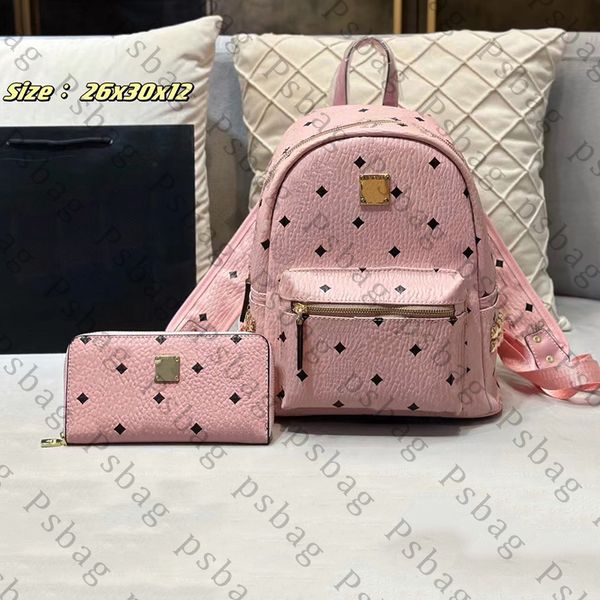 Розовый рюкзак sugao, дизайнерский рюкзак, женские рюкзаки, кожаный рюкзак, сумка для книг, модный рюкзак для девочек, дизайнерский рюкзак chaoka-231207-108