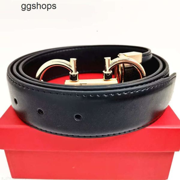 Kutu Yeni Erkekler ile Büyük Genişlik Kadın Tasarımcı Kemerleri Feragamos Gold Deri Moda Klasik Kayış CEINTURE 3.5CM FERAGAMO NO 4FMJ FERRA 0L2J