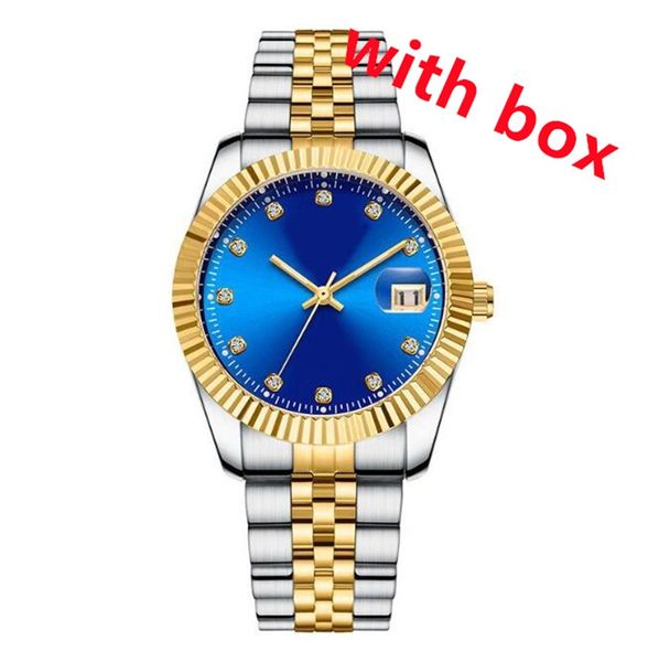Damenuhr Luxus-Designer-mechanische Uhr Diamant-Lünette rund Orologio 41 mm 36 mm leuchtende wasserdichte Automatikuhren täglich Bling SB008 Q2