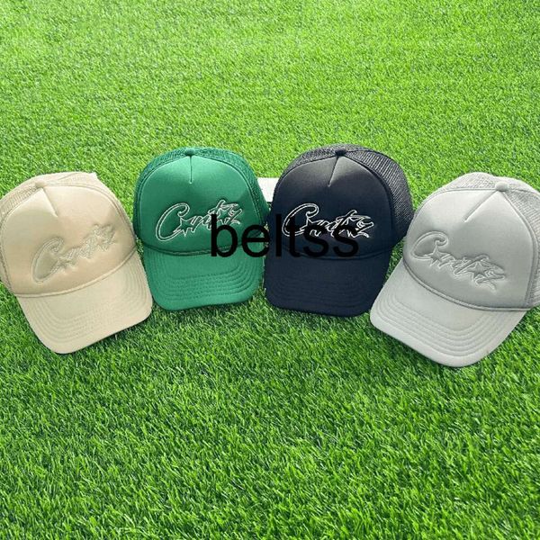 Boné de caminhão estilo americano com aba curva masculina e feminina corteizs Allstarz Trucker Hat boné de caminhão novo estilo