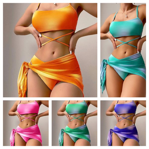 Mode Sommer Badeanzug Designer Bikini Bademode Mädchen Bademode Damen Badeanzüge Bikini Set Mehrfarben Sommerzeit Strand Badeanzüge Wind Bademode Große Größe 0