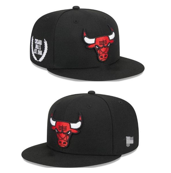 Chicago''Bulls''Ball Caps Casquette 2023-24 unisex moda cotone berretto da baseball cappello snapback uomo donna cappello da sole ricamo primavera estate berretto all'ingrosso a32