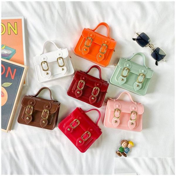 Geldbörse Colorf Jelly Shoder Kinder Mädchen Mode Koreanische Handtasche Großhandel Süßigkeiten Taschen Für Kinder Drop Lieferung Baby Mutterschaft Zubehör Dh0GB