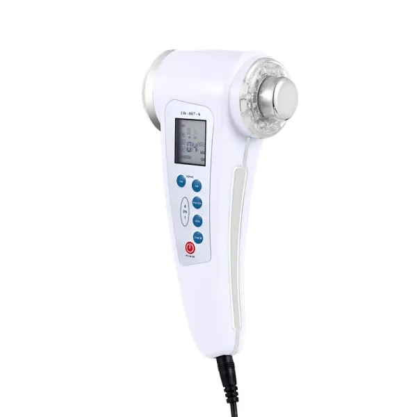 Dispositivos 4 Modos 1MHz 3MHz elétrico Ultrassônico Terapia de íons de íons de íons de íons de beleza Face Cleanser EMS Massageador Sonic Lifting Facial Skin