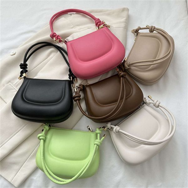 Moda Kore tarzı basit pu alt koltuk çantası kadınlar azınlık tasarım crossbody çanta kadın çanta kızlar moda retro el çantası 2023