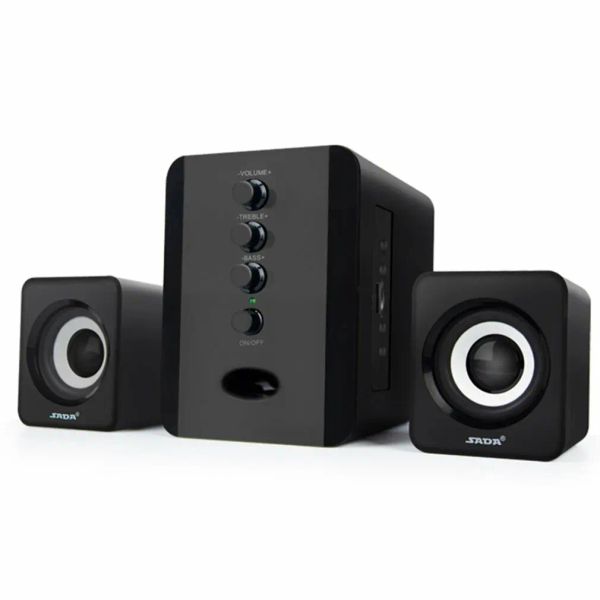 SPEAKERS Bluetooth Wireless 2.1 Combinazione a 3 canali Bass Subwoofer per altoparlanti Compurtur da 3,5 mm Jack Music Loud Support FM TF USB