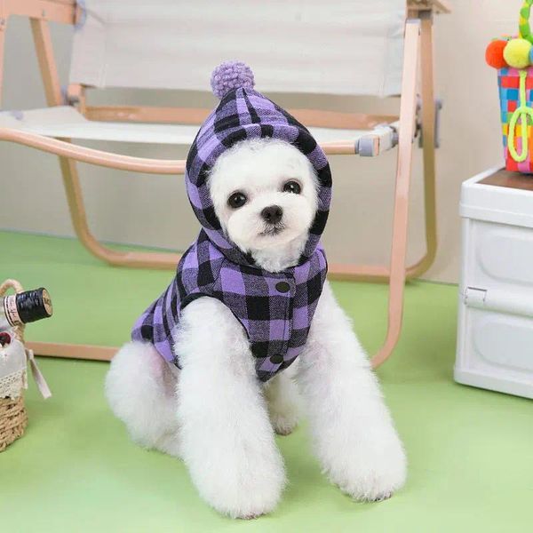 Abbigliamento per cani Abbigliamento Cappotto Giacca con cappuccio Costume invernale Abbigliamento per cuccioli di gatto Yorkshire Schnauzer Barboncino Shith Tzu Pomerania