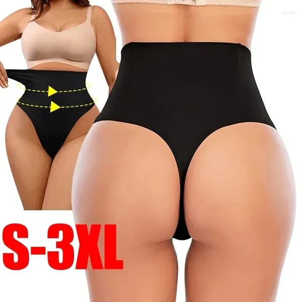 Bel Destek Yüksek Karın Kontrol Külotu Kadınlar Tanga Panty Shaper Zayıflama iç çamaşırı Bulifter göbek şekillendirme cincher kısa gövdesi