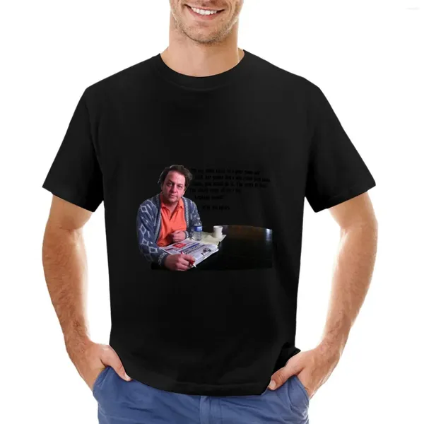 Regatas masculinas Nick Rochefort Life Quote T-Shirt Oversized Camiseta Roupas Estéticas Camisas de Suor Homens