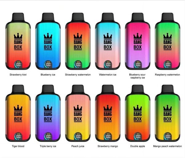 Vapes all'ingrosso Original Bang Vape Big 18000 Puffs Vaporizzatore 26ml E Liquid E Sigaretta Vaper Pen Bang XXL Vape usa e getta con 0% 2% 3% 5% Nicotina