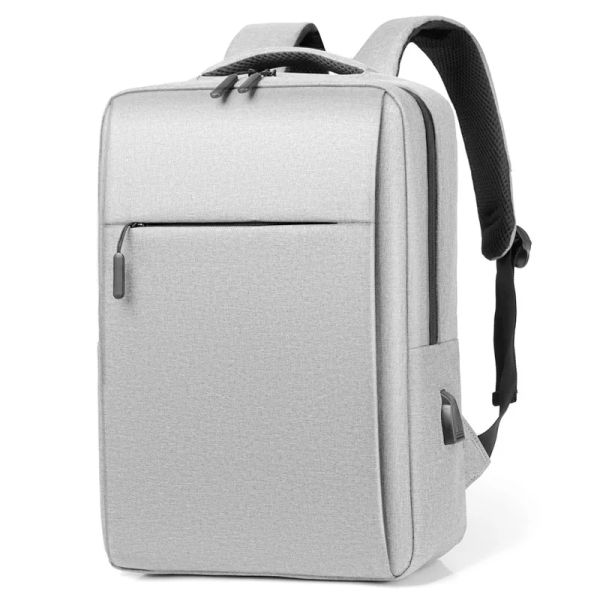 Mochila 13 14 15 Polegada ombro duplo cor sólida pc saco dos homens portátil mochila feminina mochilas de computador para apple huawei lenovo asus dell